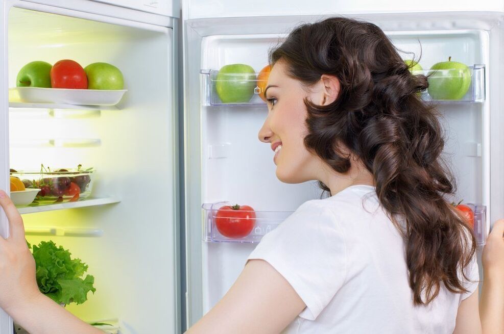 Froitas e verduras frescas